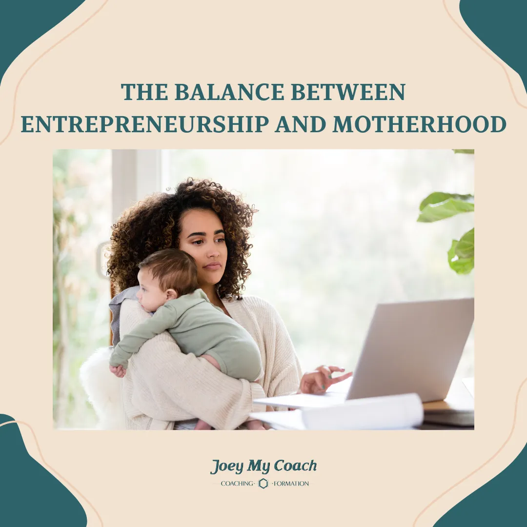 Illustration Balancing Entrepreneurship and Motherhood